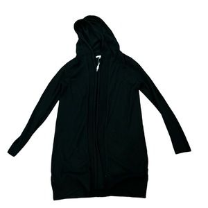 Villa Milano NWOT cardigan black with hood